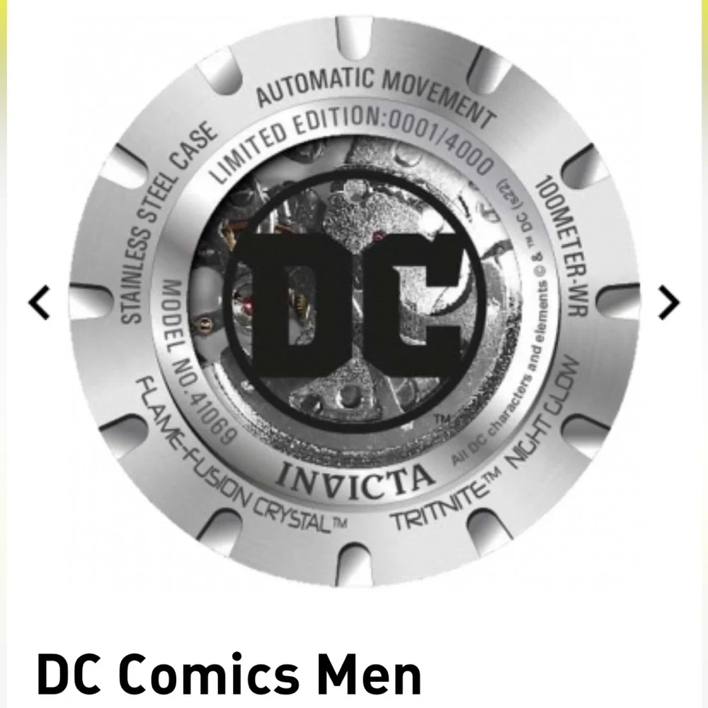 Watch.
LIMITED EDITION - Invicta DC Comics Automatic Men's Watch - Picture 5 of 9
